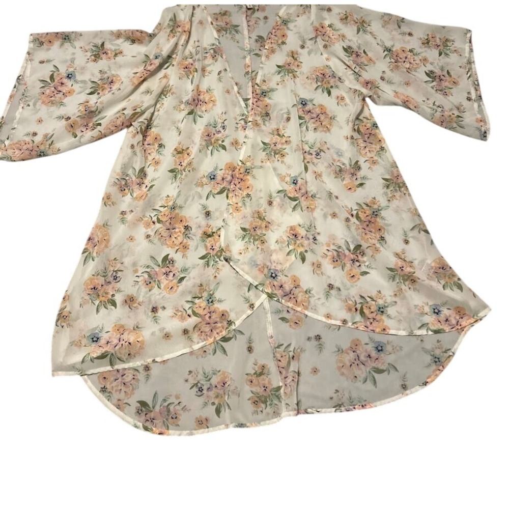 Mudd Sheer Kimono Womens‎ Small EUC